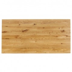 Top Tavola Straight Edge Oak 220x100